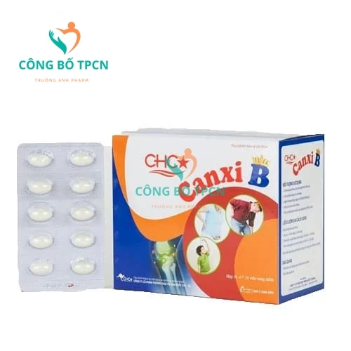 CHC Canxi B - Bổ sung dưỡng chất cho trẻ em đang phát triển